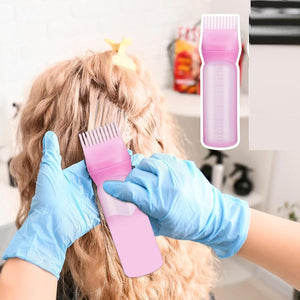 Vmun Root Comb Applicator Bottle for Hair Dye & Oil