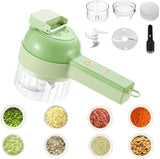 Veas 4 in 1 Portable Electric Vegetable Cutter Set