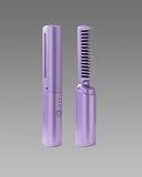 Vmun Portable Mini Hair Straightener Cordless Rechargeable  Adjustable Hair Straightener Hot Comb