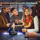 VEAS Large Suction Cup Waterproof Bluetooth Speaker