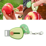 V Retractable Mini Peeler Vegetable Peeler for Outdoor Activities Picnics Home