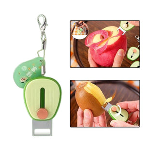 V Retractable Mini Peeler Vegetable Peeler for Outdoor Activities Picnics Home