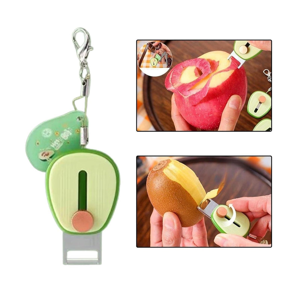 V Retractable Mini Peeler Vegetable Peeler for Outdoor Activities Picnics Home