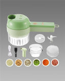 Veas 4 in 1 Portable Electric Vegetable Cutter Set